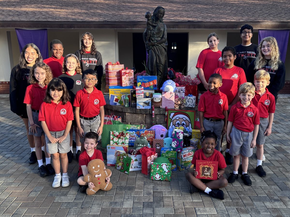 During Advent, St. Charles Borromeo students share the joy of giving